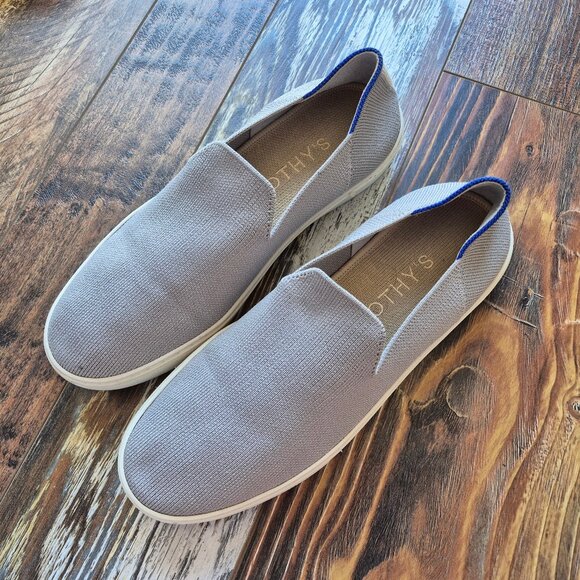 Rothy's The Original Slip-On Sneaker Comfort Soft Flexible Knit Grey - Picture 1 of 10